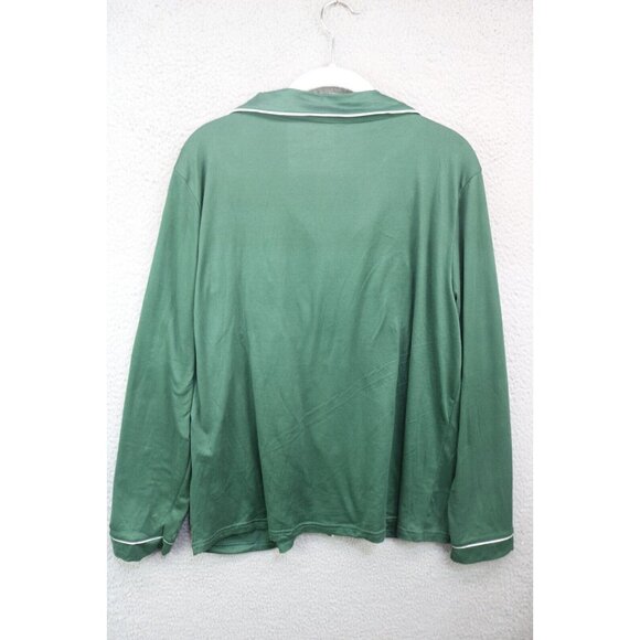 Born Green Long Sleeve Pajama Set-Size Large-Drawstring-Soft - Picture 15 of 16